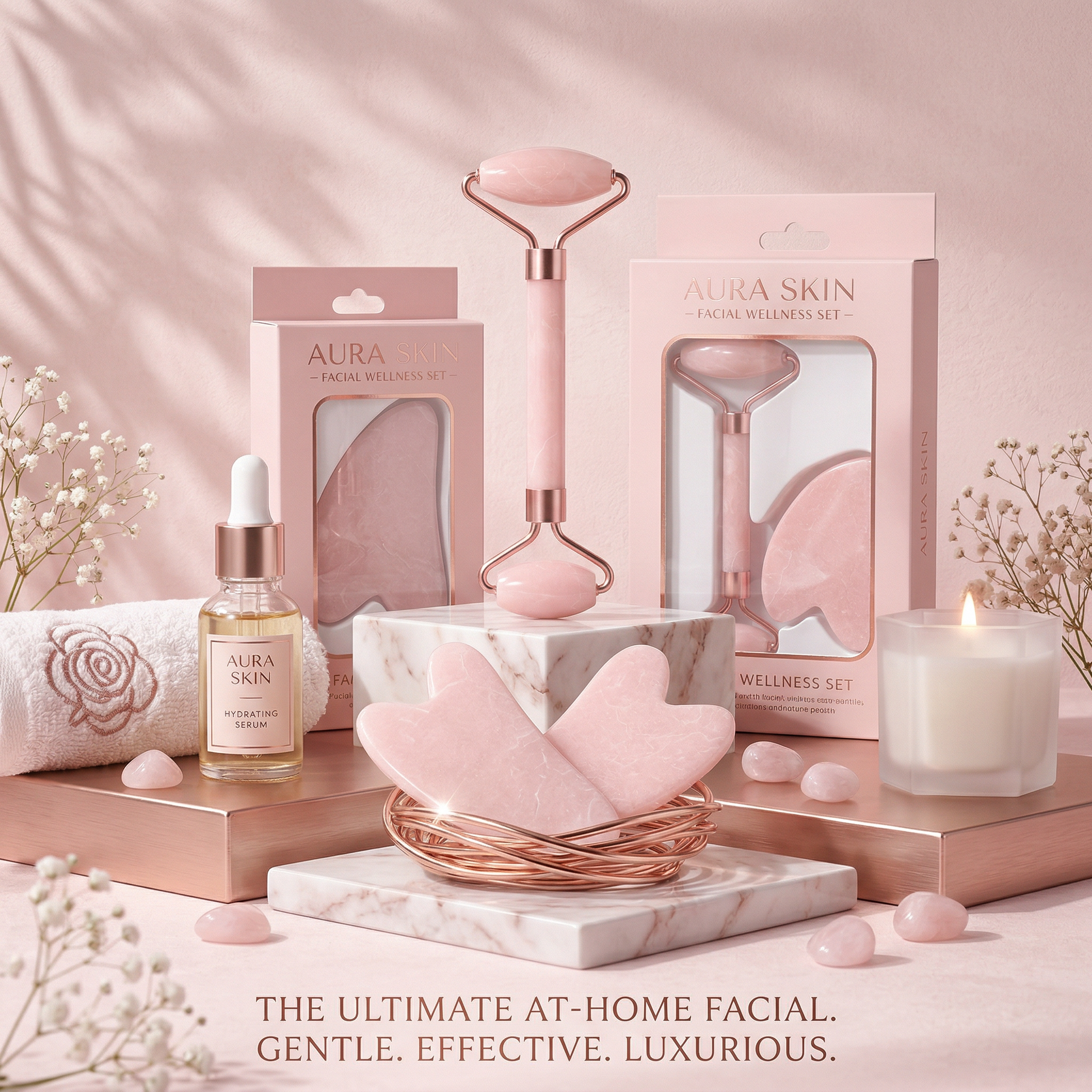 Roller & Gua Sha – Rituel Beauté pour un Visage Sculpté