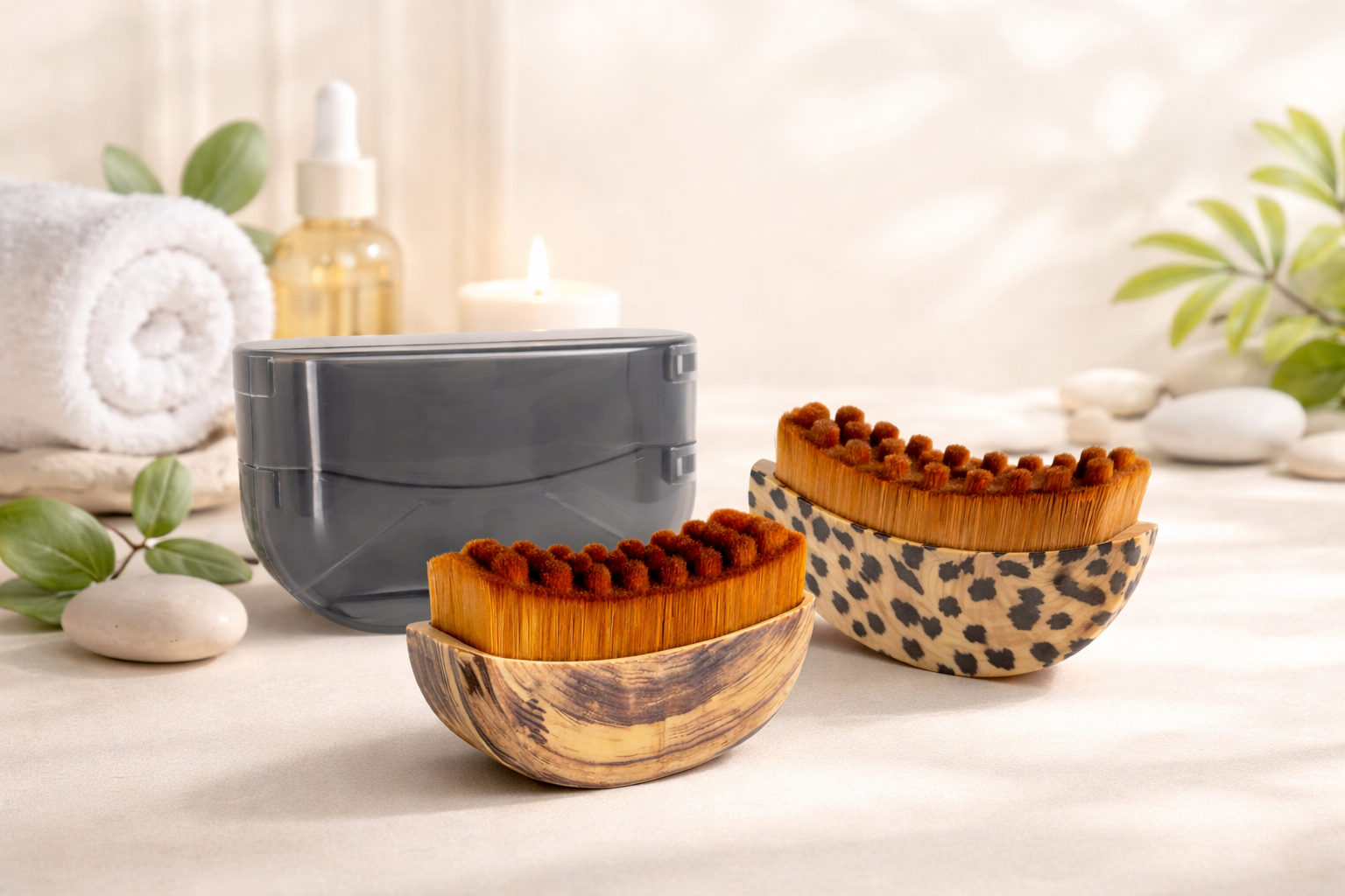 Brosse Faciale Drainage Lymphatique Portable – Sculpte, Raffermit & Tonifie le Visage